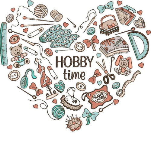 Matriz Bordado Hobby Time Ateliê