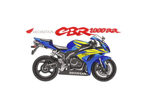Matriz Bordado Honda Moto Cbr1000 Rr 2