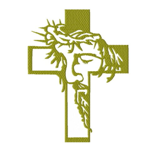 Matriz Bordado Jesus Cruz