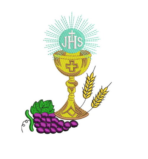 Matriz Bordado Jhs Cálice