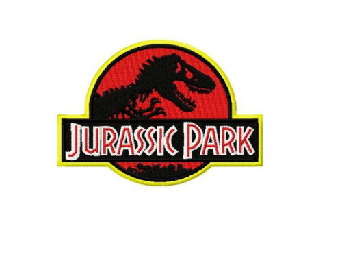 Matriz Bordado Jurassic Park Logo