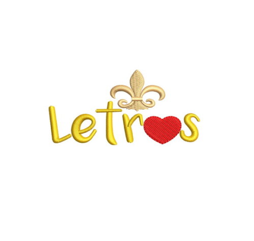 Matriz Bordado Letras