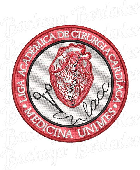 Matriz Bordado Liga Acadêmica de Cirurgia Cardíaca Unimes