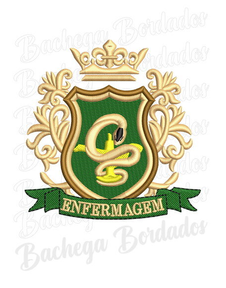 Matriz Bordado Logo Enfermagem