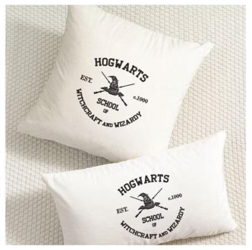 Matriz Bordado Logo Escola de Hogwarts Preto