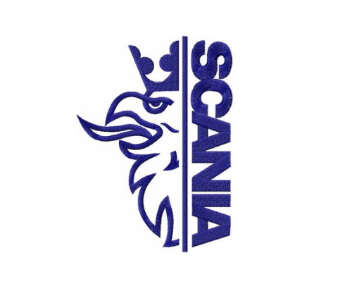 Matriz Bordado Logo Scania 3
