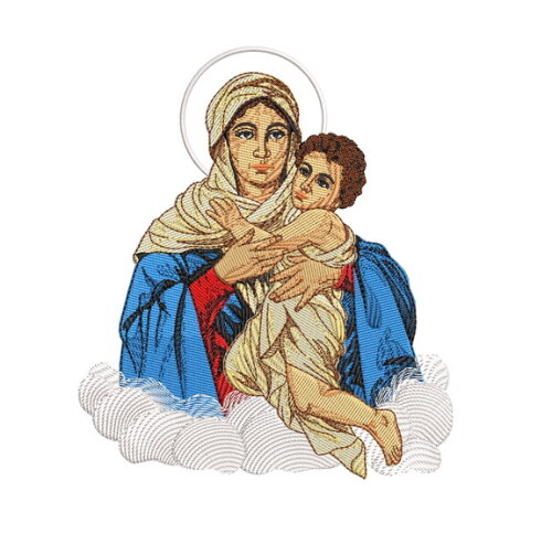 Matriz Bordado Maria Madre de Misericórdia