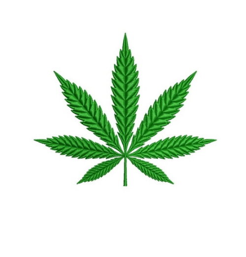 Matriz Bordado Marijuana