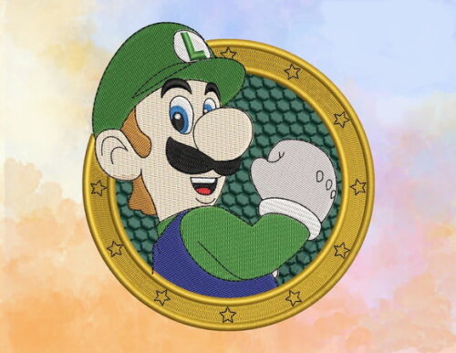 Matriz Bordado Mario Luigi