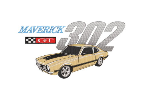 Matriz Bordado Maverick Gt 302