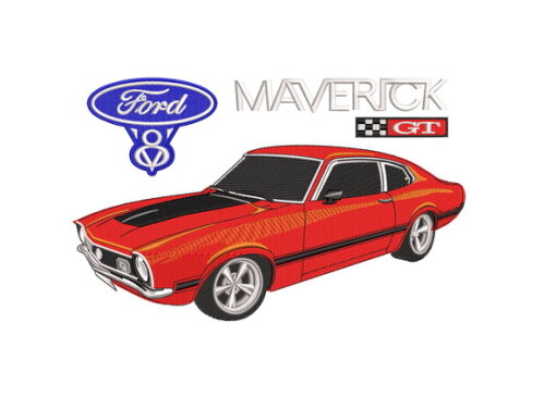 Matriz Bordado Maverick Gt V8