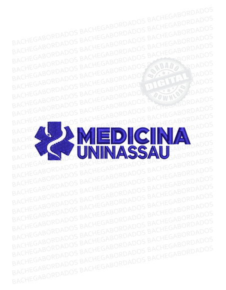 Matriz Bordado Medicina Uninassau 2