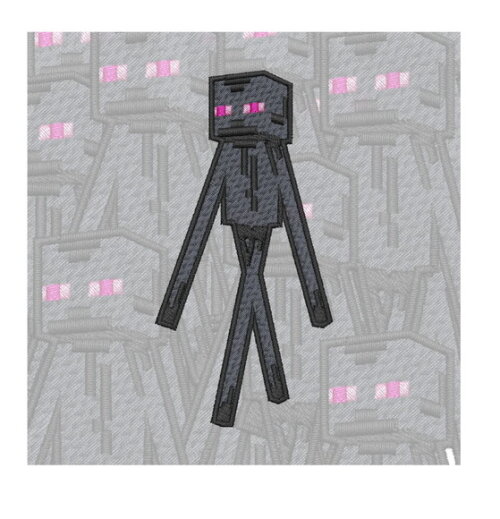 Matriz Bordado Minecraft Enderman