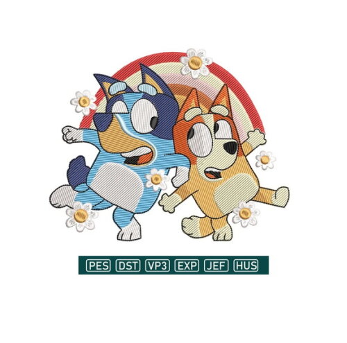 Matriz Bordado Mini Bluey