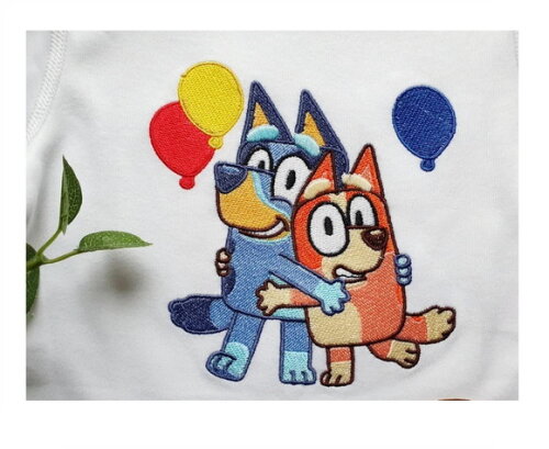 Matriz Bordado Mini Bluey Dog Aniversário Infantil
