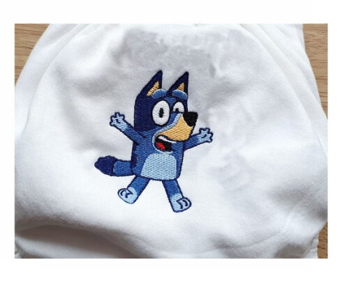 Matriz Bordado Mini Bluey Dog de 1 a 9