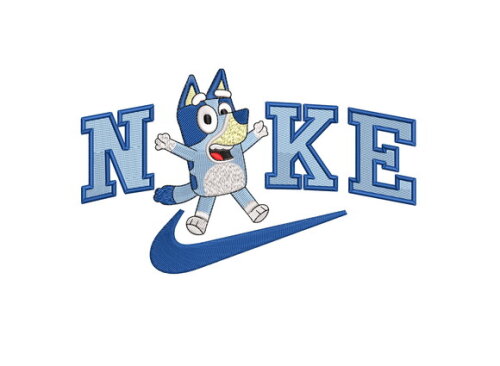 Matriz Bordado Mini Bluey Niike