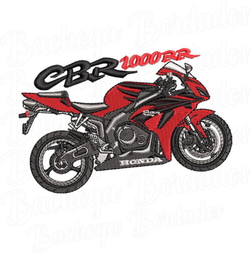 Matriz Bordado Moto Cbr1000 Pequeno