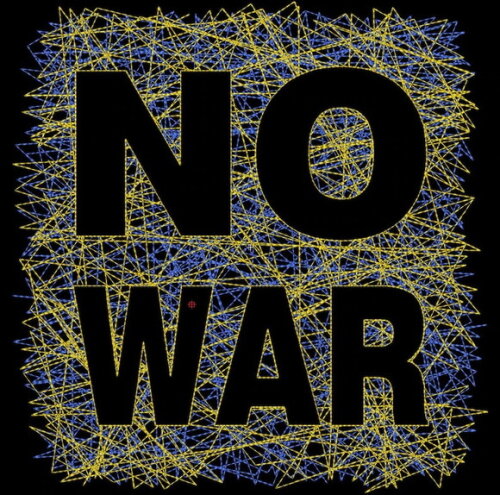 Matriz Bordado Não a Guerra no War