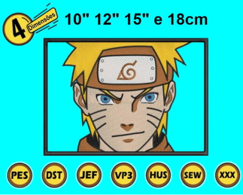Matriz Bordado Naruto Uzumaki