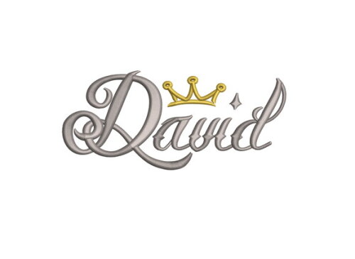 Matriz Bordado Nome David