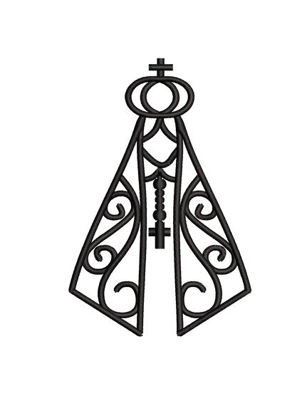 Matriz Bordado Nossa Senhora Aparecida Contornado 2