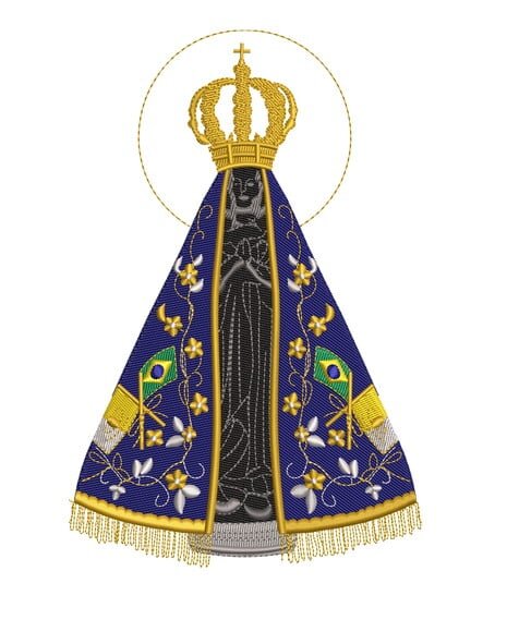 Matriz Bordado Nossa Senhora Aparecida