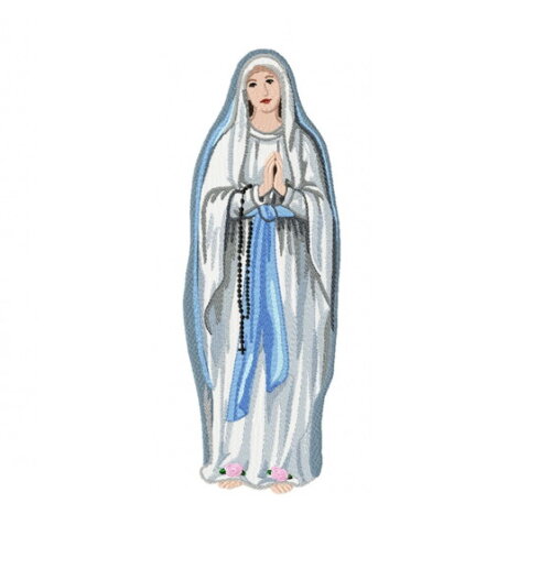 Matriz Bordado Nossa Senhora de Lourdes - Grande