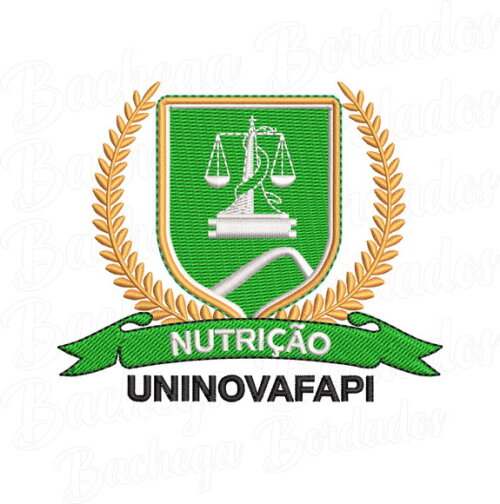 Matriz Bordado Nutrição Uninovafapi