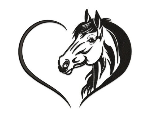Matriz Bordado Pacote Cabeças de Cavalos
