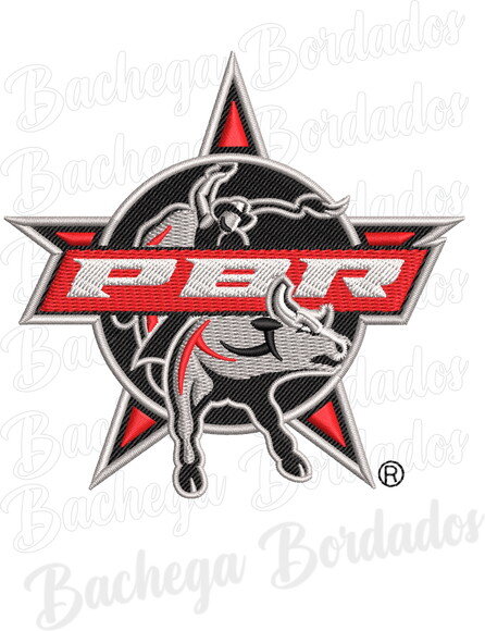 Matriz Bordado Pbr Professional Bull Riders
