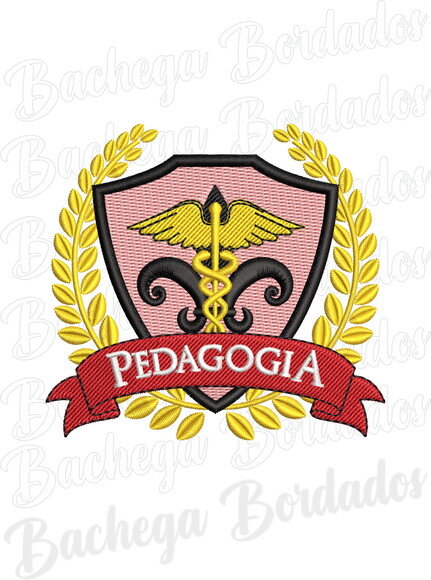 Matriz Bordado Pedagogia Brasão