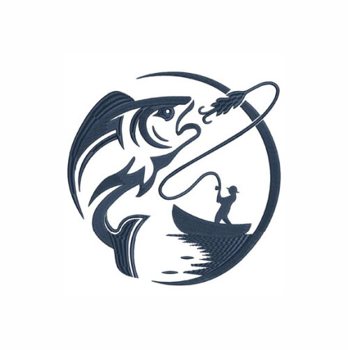 Matriz Bordado Peixe e Pesca 2