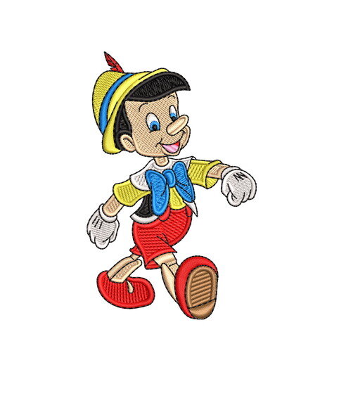 Matriz Bordado Pinocchio