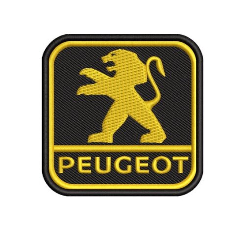 Matriz Bordado Peugeot Dourado