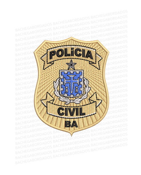 Matriz Bordado Polícia Civil Ba