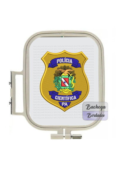Matriz Bordado Polícia Científica - Pará
