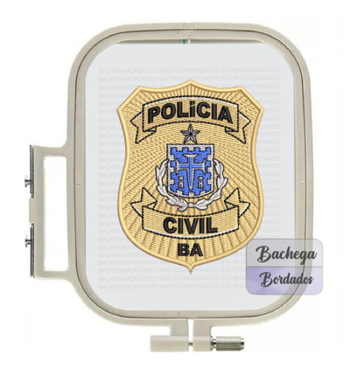 Matriz Bordado Polícia Civil Ba