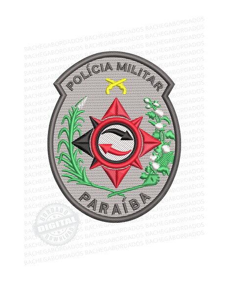 Matriz Bordado Polícia Militar da Paraíba