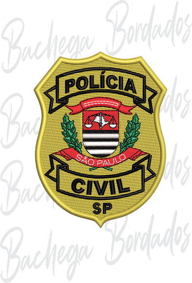 Matriz Bordado Polícia Civil SP