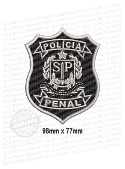 Matriz Bordado Polícia Penal São Paulo