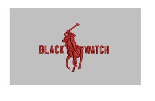 Matriz Bordado Polo Black Watch