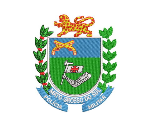 Matriz Bordado Polícia Militar Mato Grosso Do Sul