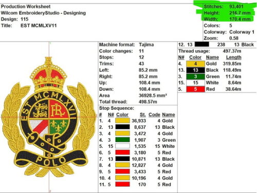 Matriz Bordado Polo Ralph Lauren Est Mcmlxvii