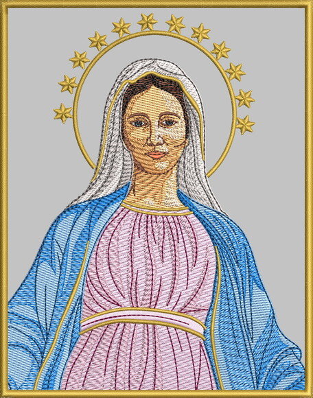 Matriz Bordado Rainha da Paz