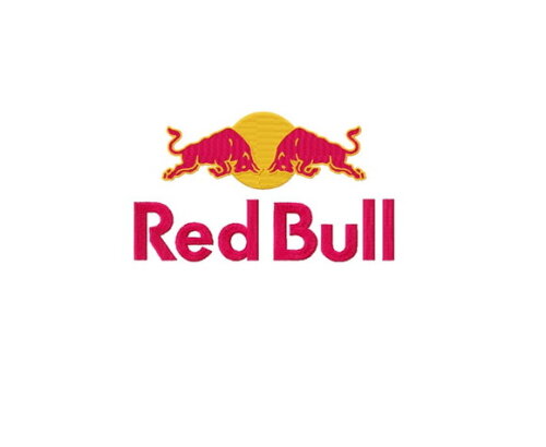 Matriz Bordado Red Bull Logo