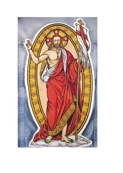 Matriz Bordado Ressureição de Cristo - Tamanho Grande