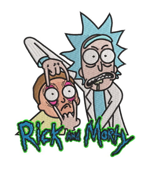 Matriz Bordado Rick And Morty