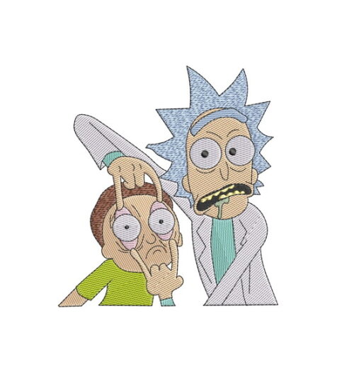 Matriz Bordado Rick & Morty