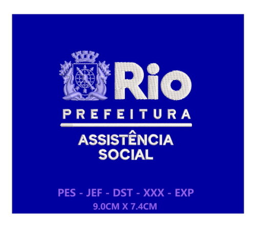 Matriz Bordado Rio Prefeitura Assistência Social